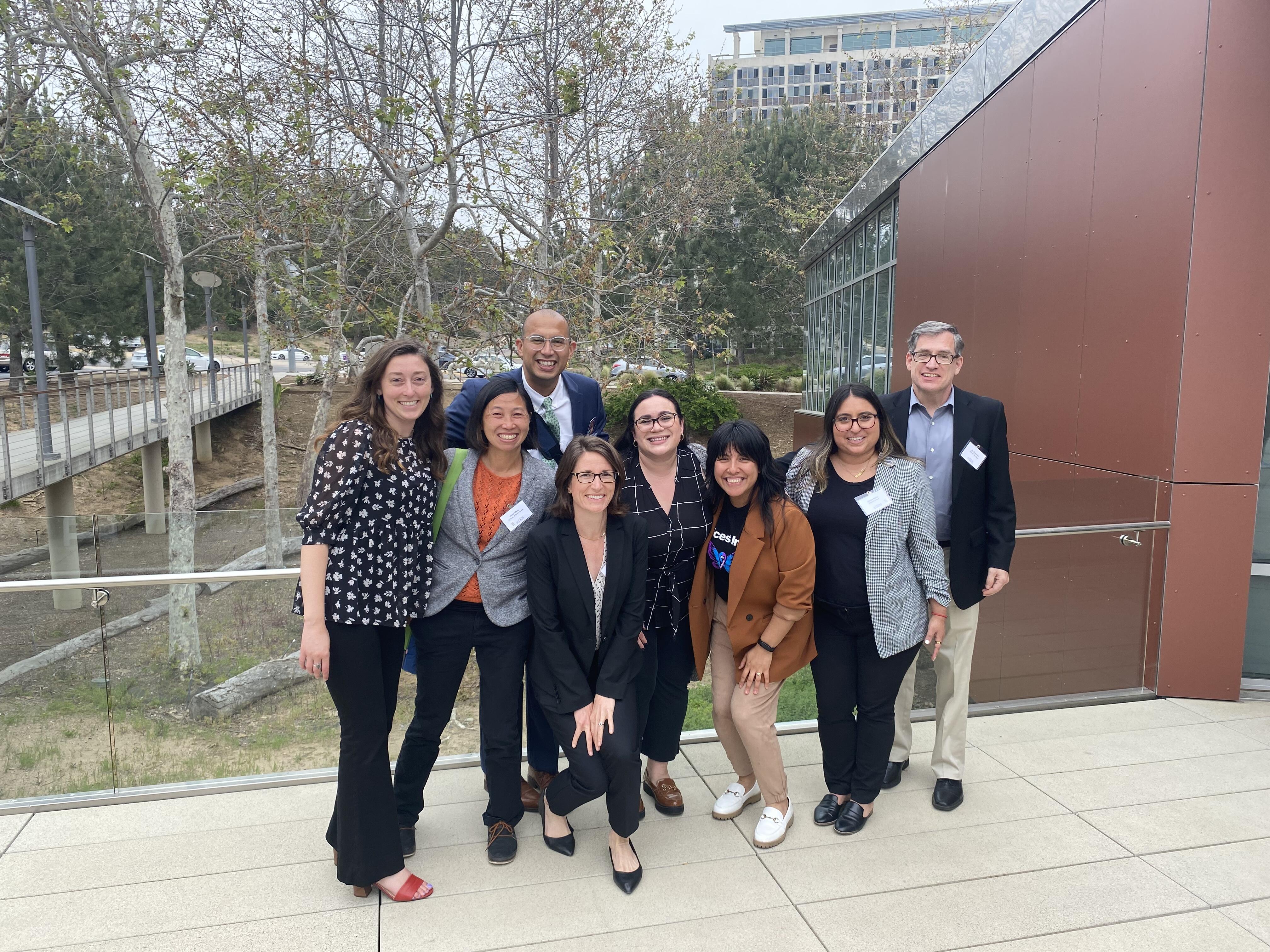 Dr. Boyce with her colleagues from the UC San Diego, the California Department of Public Health, and a variety of community-based sexual violence prevention programs in California (2023).