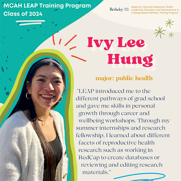  LEAP introduced me to the different pathways of grad school and gave me skills in personal growth