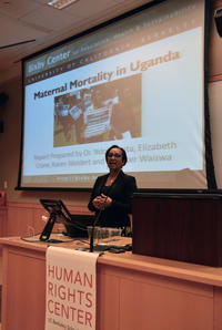 Professor Ndola Prata  presents at the UC Berkeley School of Law